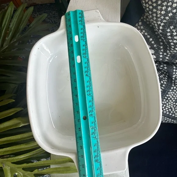 Vintage Corningware Glass Lid 1 Qt. Casserole Dish Friendship Country Festival - Picture 9 of 10